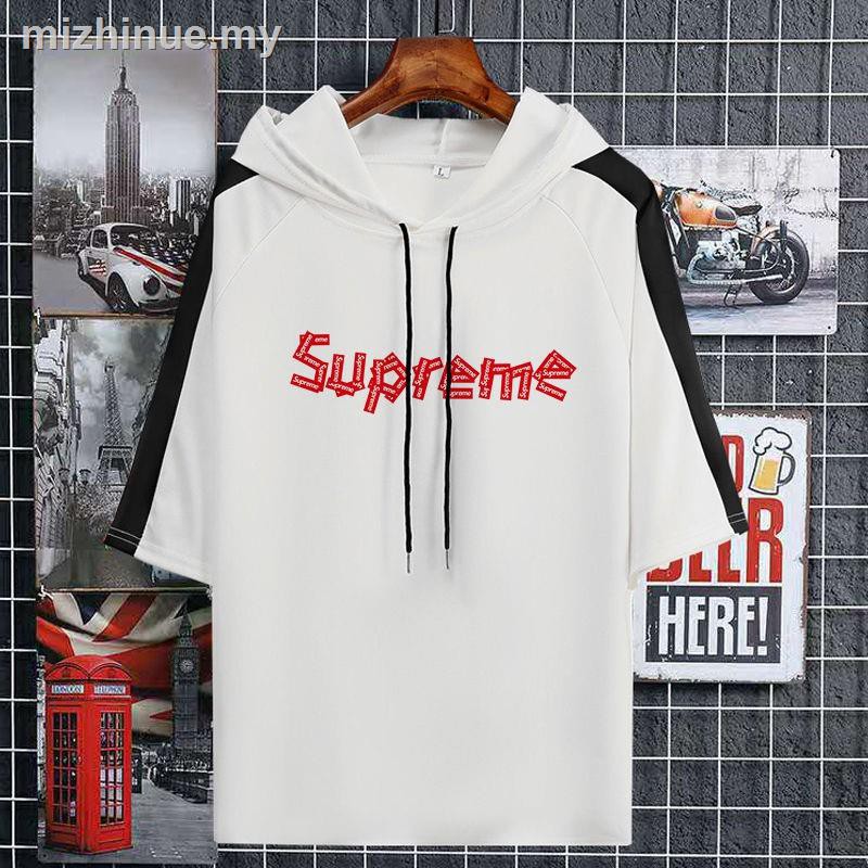 Áo Hoodie Ngắn Tay Supreme Thời Trang Dành Cho Nữ Và Nam