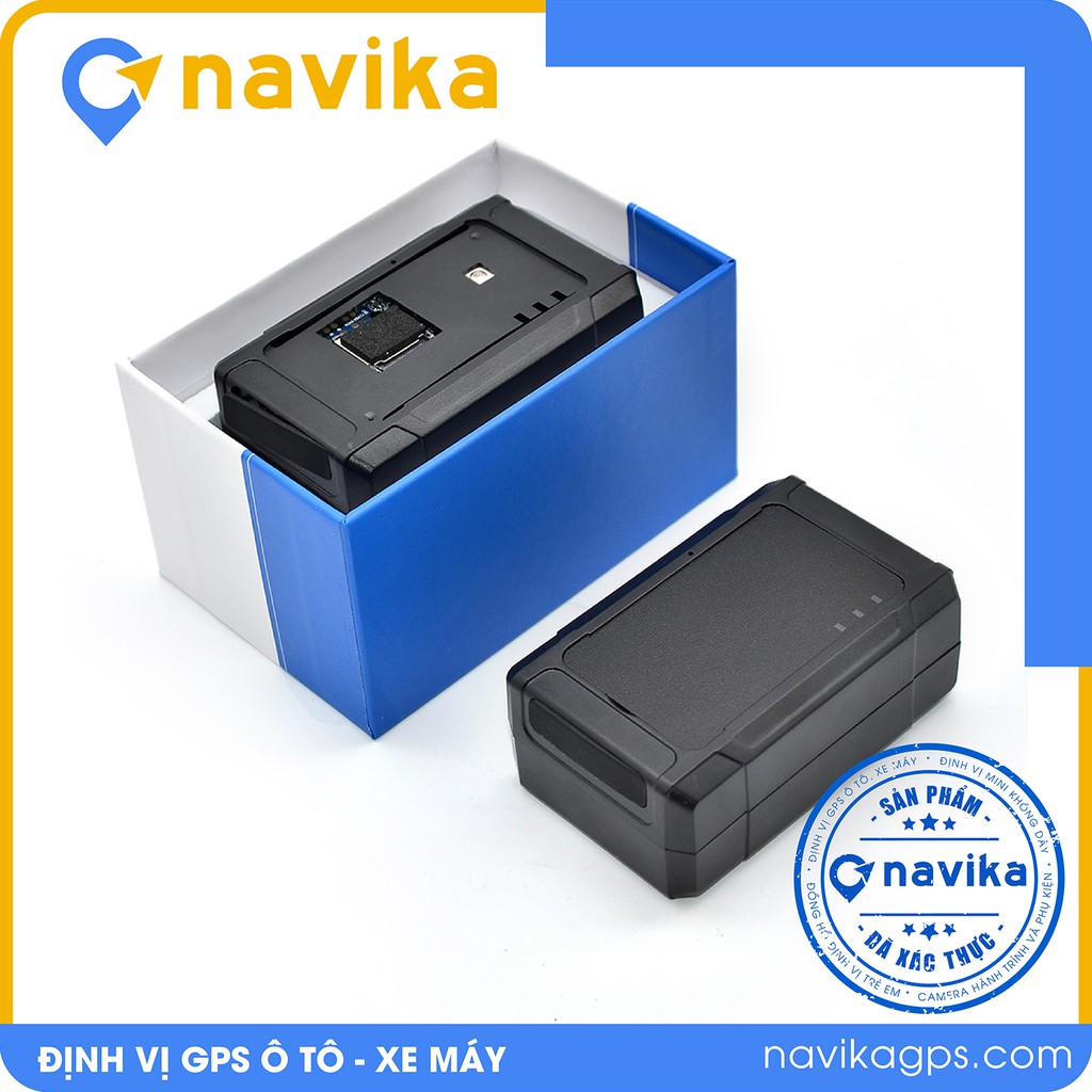 Định vị GPS không dây P60, có MIC ghi âm,chống nước, dùng PIN 15-20 ngày, Nam châm siêu dính BH 12 tháng - Navika GPS