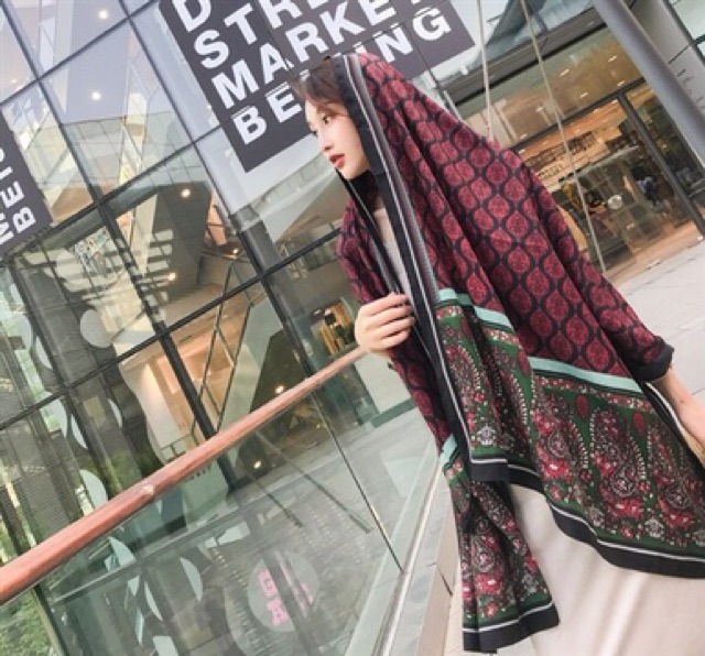 Khăn choàng du lịch che nắng Khăn choàng bohemian - Maben