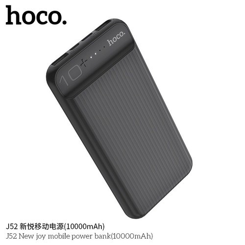 ✔️CHÍNH HÃNG✔️ Sạc Dự Phòng Hoco J52 Bản Nâng Cấp ✔10000mAh  ✔Siêu Mỏng ✔️ Sạc 2 Thiết Bị Cùng Lúc