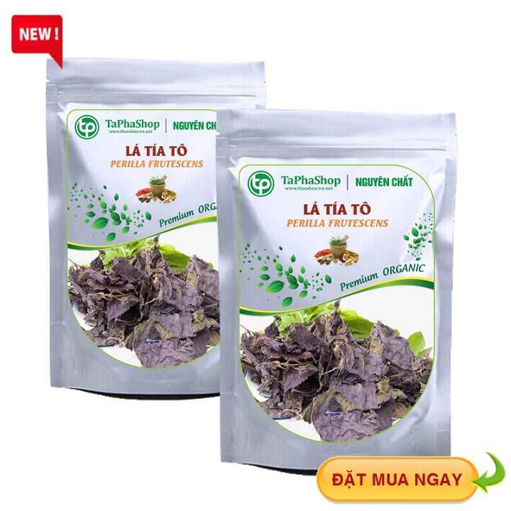 Lá tía tô sấy khô 500g cao cấp