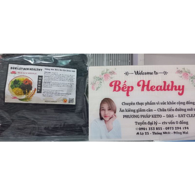 Bún lứt đen hữu cơ ăn healthy bán keto eatclean