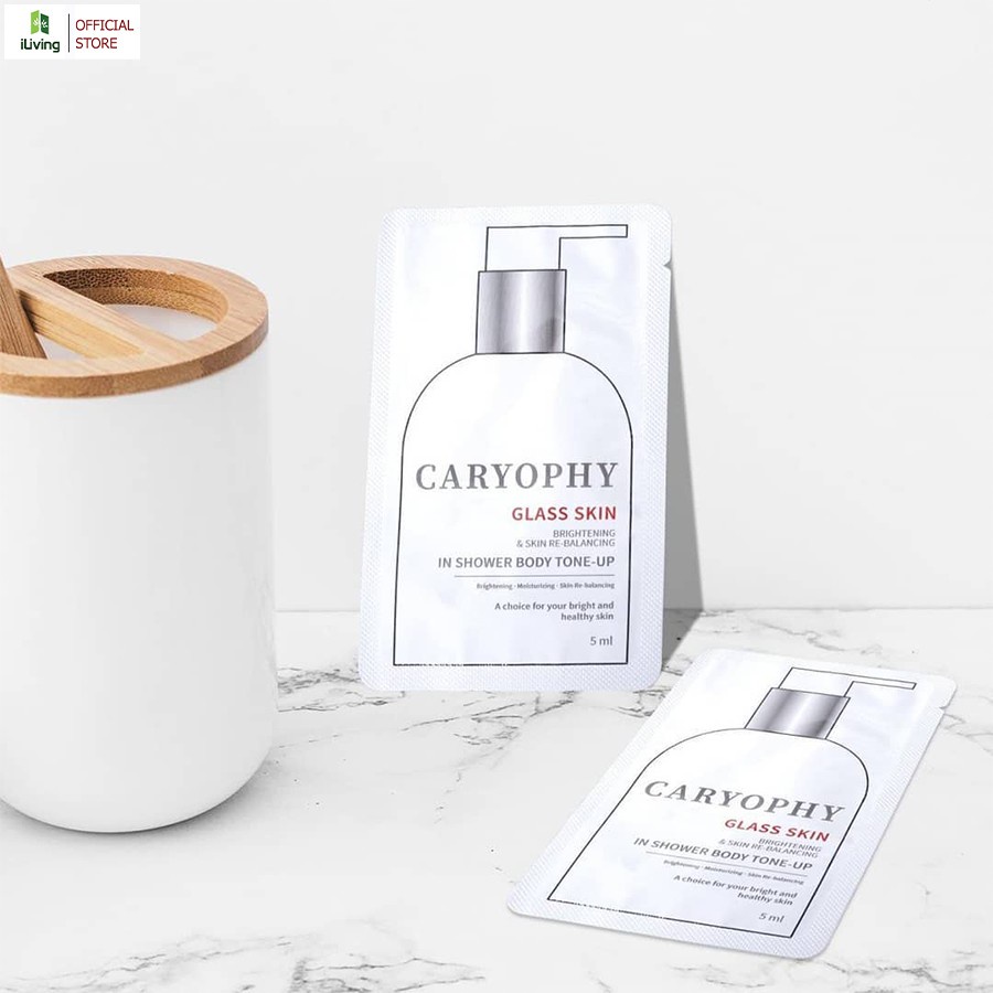 Kem dưỡng ẩm trắng da body Caryophy Glass Skin 3 in 1 5ml IROSE-CARKDT5M
