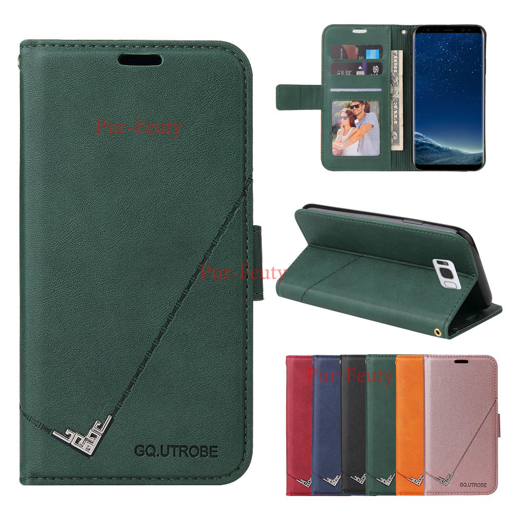 Luxury Wallet Leather Flip Case for Samsung S20 Plus S20 FE S20 Ultra Cases for Galaxy S10E SM-G970F/DS SM-G970W S20 Lite S8 G950FD G950U S9 G960F G960F/DS S10 SM-G973F/DS SM-G973W magnetic Phone Cover