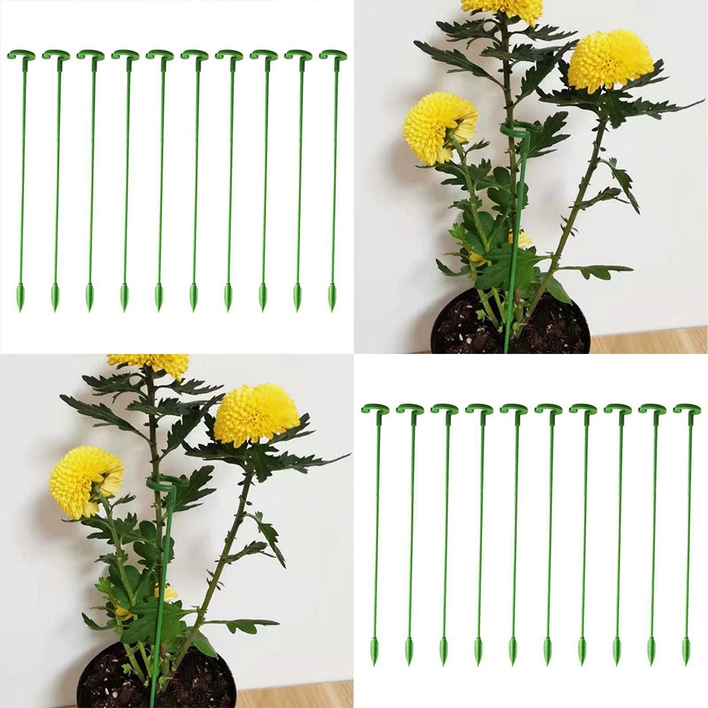 Set 10 Giá Đỡ Chậu Hoa Lan / Bươm Bướm Dùng Trang Trí Sân Vườn