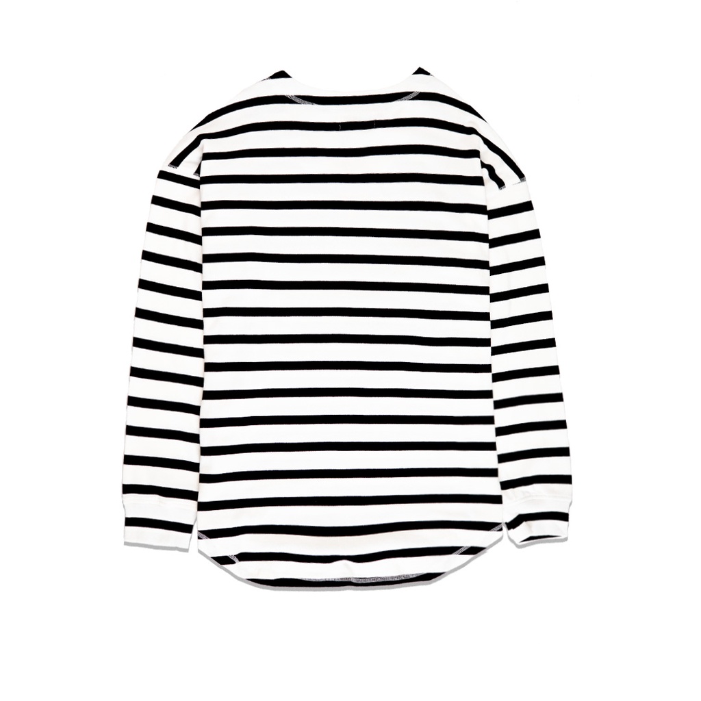 Áo ZOMBIE® V Striped Sweater In B/White