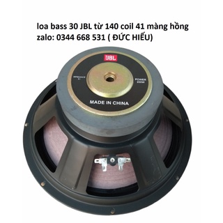 1 chiếc loa bass 30 jbl màng hồng từ 140 coil 41