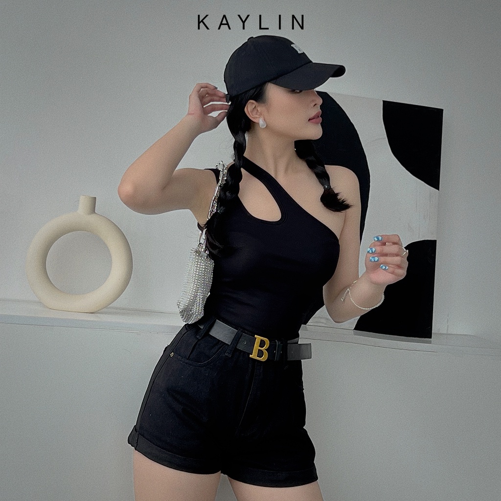 Áo thun nữ kiểu khoét vai phong cách KAYLIN - N1761