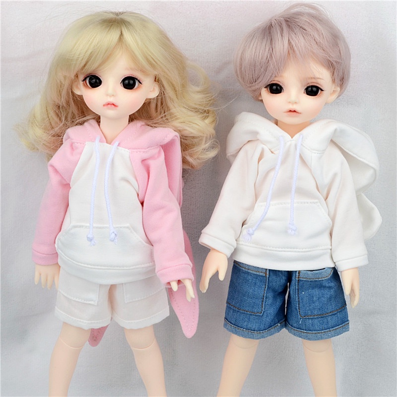 6 điểm bjd quần áo làm việc túi quần áo búp bê quần cơ bản quần jean đầy màu sắc