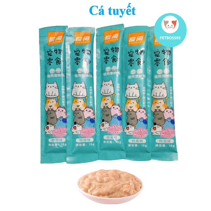 Súp thưởng Shizuka cao cấp cho mèo thanh 15gr