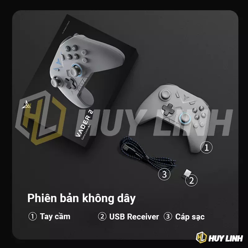 Flydigi Vader 2 phiên bản Wireless không dây 2.4Ghz - Android/Windows/TV Box/Steam