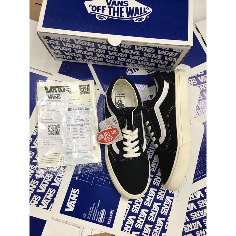 giầy lười thể thao vans caro trắng đen | BigBuy360 - bigbuy360.vn