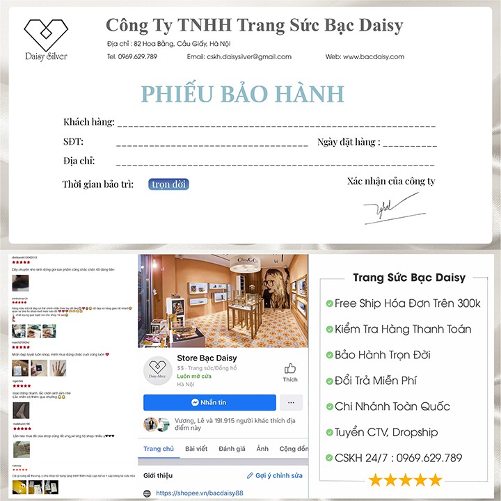 Nhẫn Tay Bạc Đá Vuông S925 - Shop Trang Sức Bạc Nữ Cao Cấp Giao Hàng Nhanh 4h