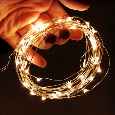 Dây Đèn Đom Đóm Chớp Nháy Bóng Đèn Led Fairy Light Trang Trí Decor Noel Tiệc Sinh Nhật