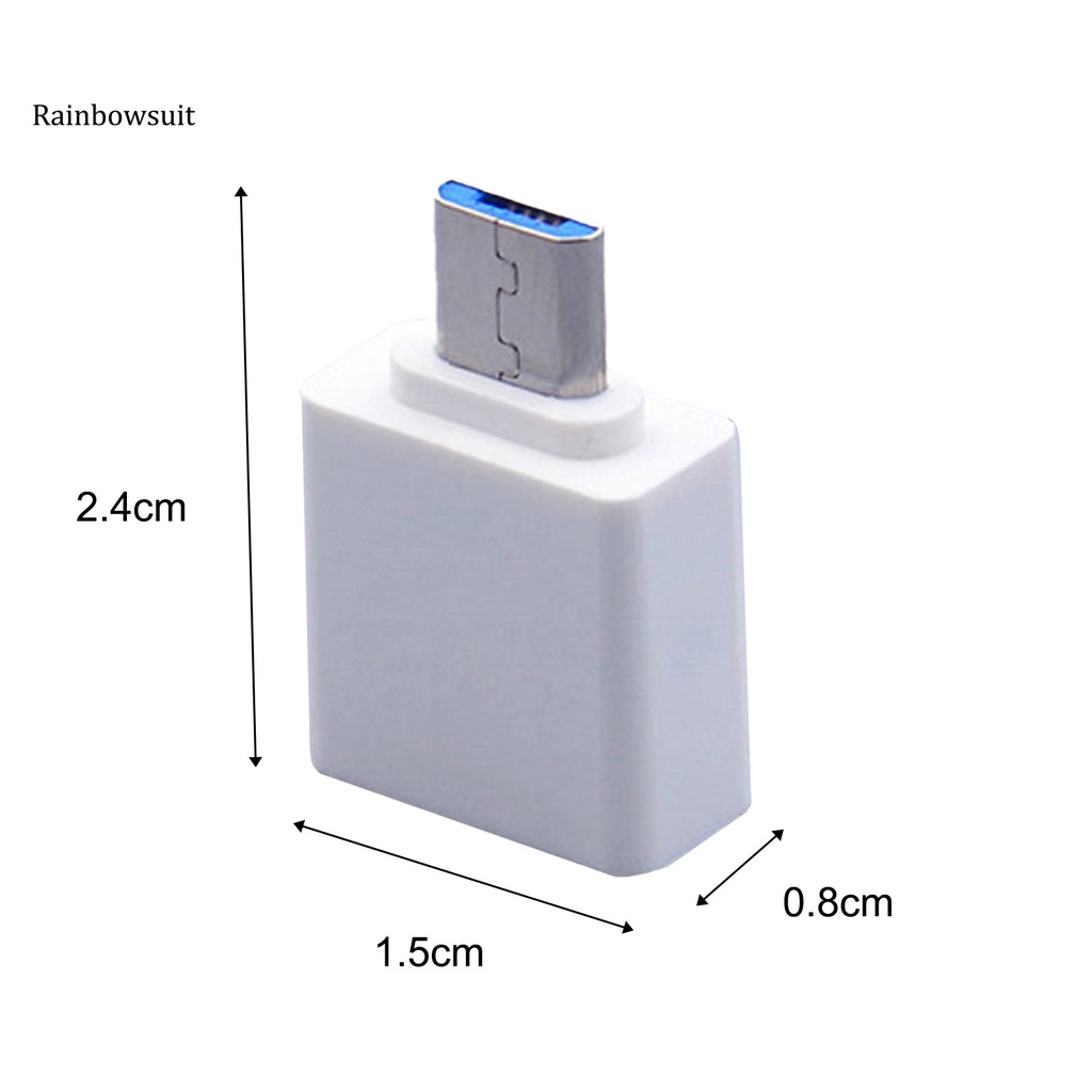 Đầu Chuyển Đổi Usb Sang Type-C / Micro Chất Liệu Dày Dặn Tiện Dụng Cho Điện Thoại Thông Minh
