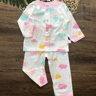 Bộ cotton dài tay cho bé 11-13kg