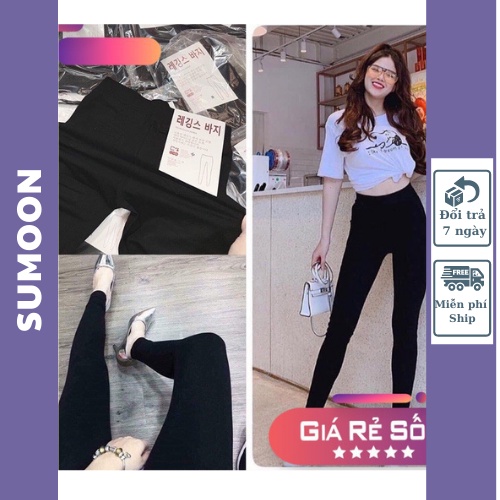 Quần Legging Hàn Nâng Mông, Tôn Dáng, Gen Bụng Cạp Siêu Cao Siêu Co Giãn Chất Đẹp Hàng Loại 1 | BigBuy360 - bigbuy360.vn