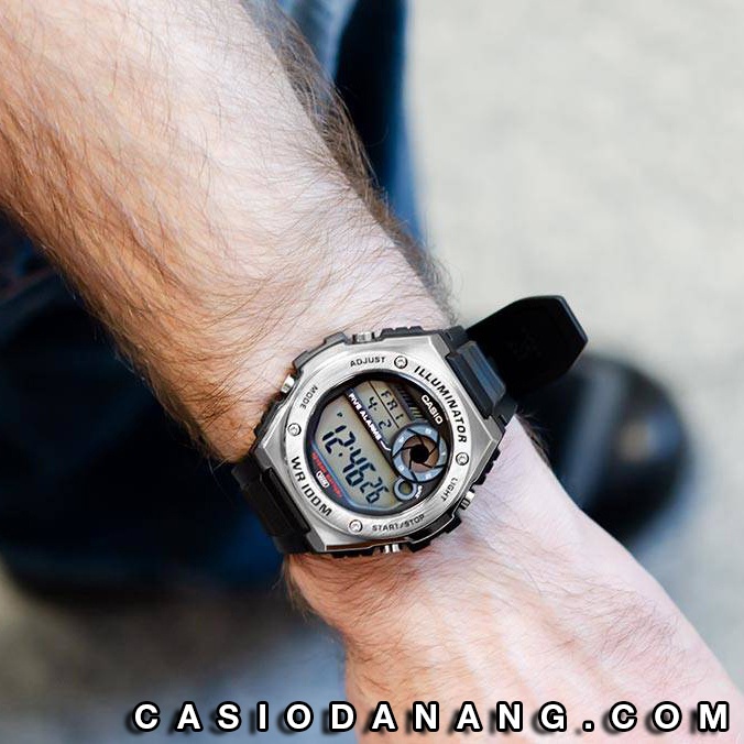 Đồng hồ nam dây nhựa Casio Standard chính hãng Anh Khuê MWD-100H-1AVDF (50mm)