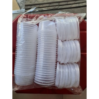 50 cái Hộp bánh Flan có nắp