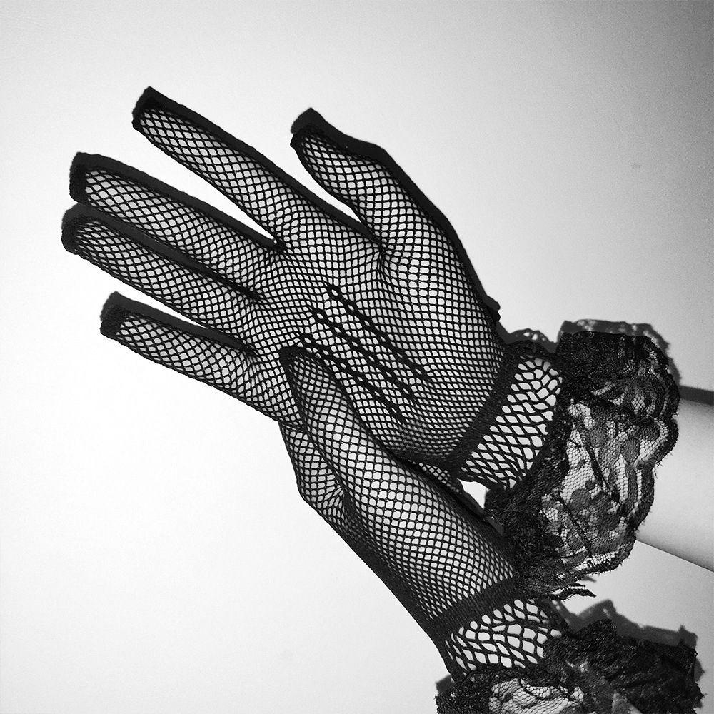 Găng Tay Ren Hoa Phong Cách Lolita Cho Cô Dâu