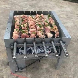 Bếp nướng than hoa chạy mô tơ, bếp nướng gà chả cá