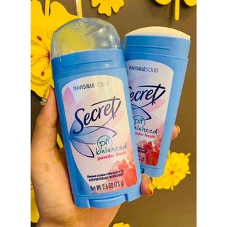 𝙘𝙝𝙪𝙗𝙗𝙮 - Lăn Nách Khử Mùi Secret USA Cho Nữ Invisible Solid ( Đủ Mùi )