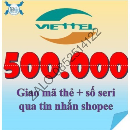 Thẻ Viettel 500k