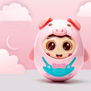 Đồ chơi trẻ em lật đật nhắm mở mắt hình chú heo con dễ thương cho trẻ em