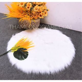Thảm lông chụp ảnh hình tròn 60cm