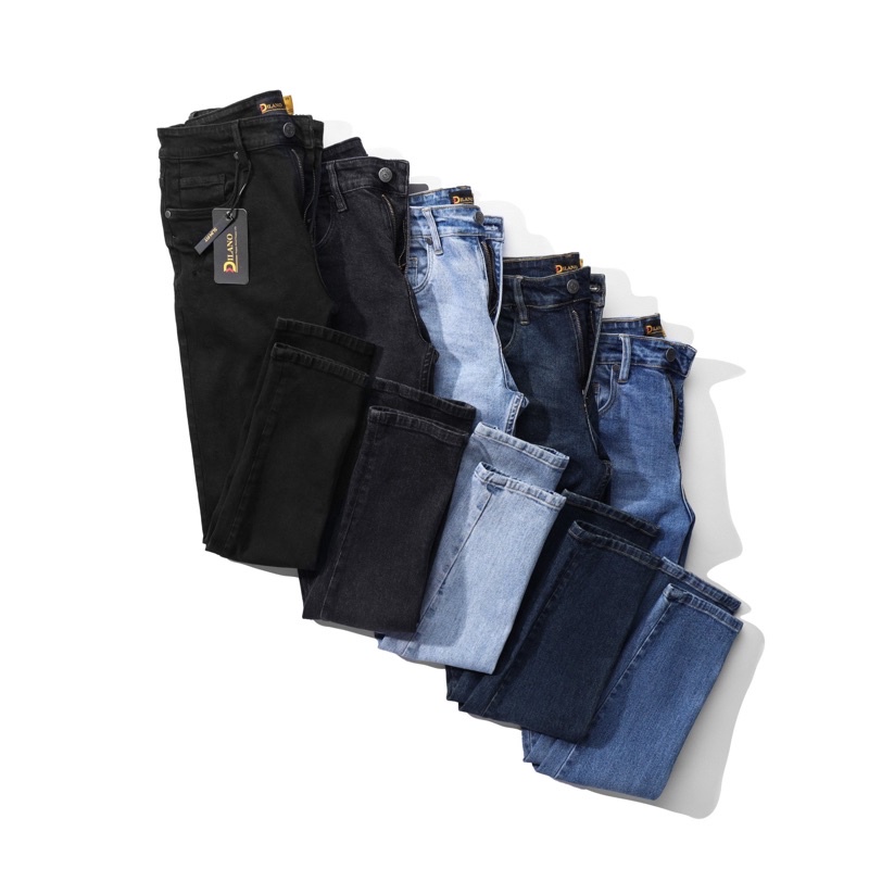 Quần Jean nam basic cao cấp, chất jean co giãn DILANO QJ03