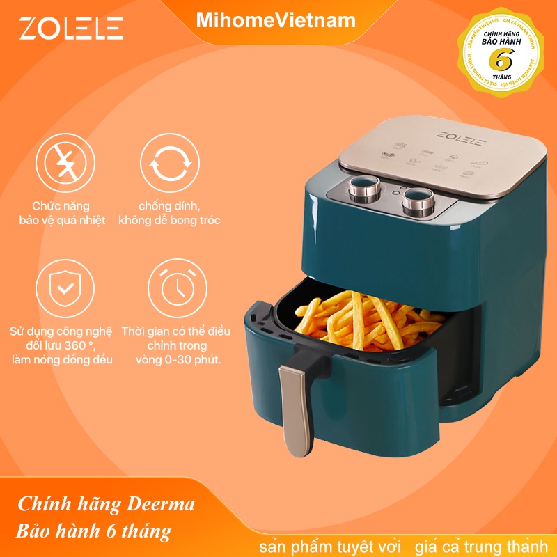 Nồi chiên không dầu ZOLELE ZA002 - Công suất 1360W