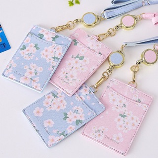 Dây Đeo Thẻ Nhân Viên Hoa Anh Đào Có Yoyo Rút !