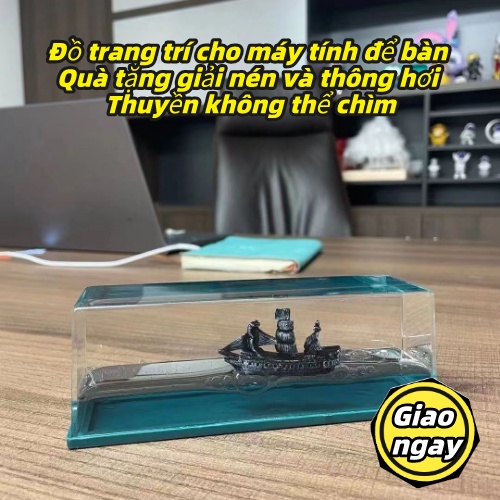 Tàu du lịch Chất lỏng Trôi Chai Tàu Cướp biển không thể chìm Trang trí Ngọc trai đen Cướp biển Chất lỏng Tàu Quà tặng sinh nhật