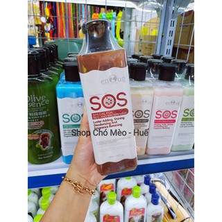 SỮA TẮM SOS NÂU- DÀNH CHO CHÓ LÔNG NÂU ĐỎ, ĐEN,VÀNG