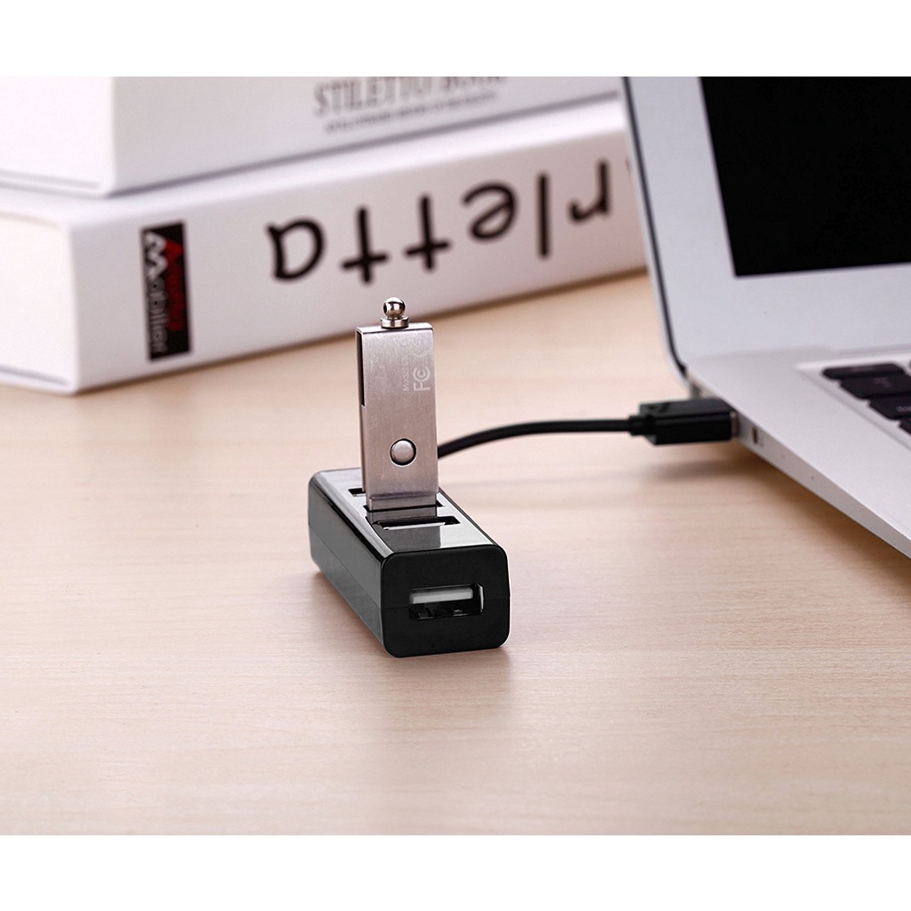 Bộ chia 4 Cổng USB 2.0 H001 Nhỏ Gọn Tốc Độ Cao