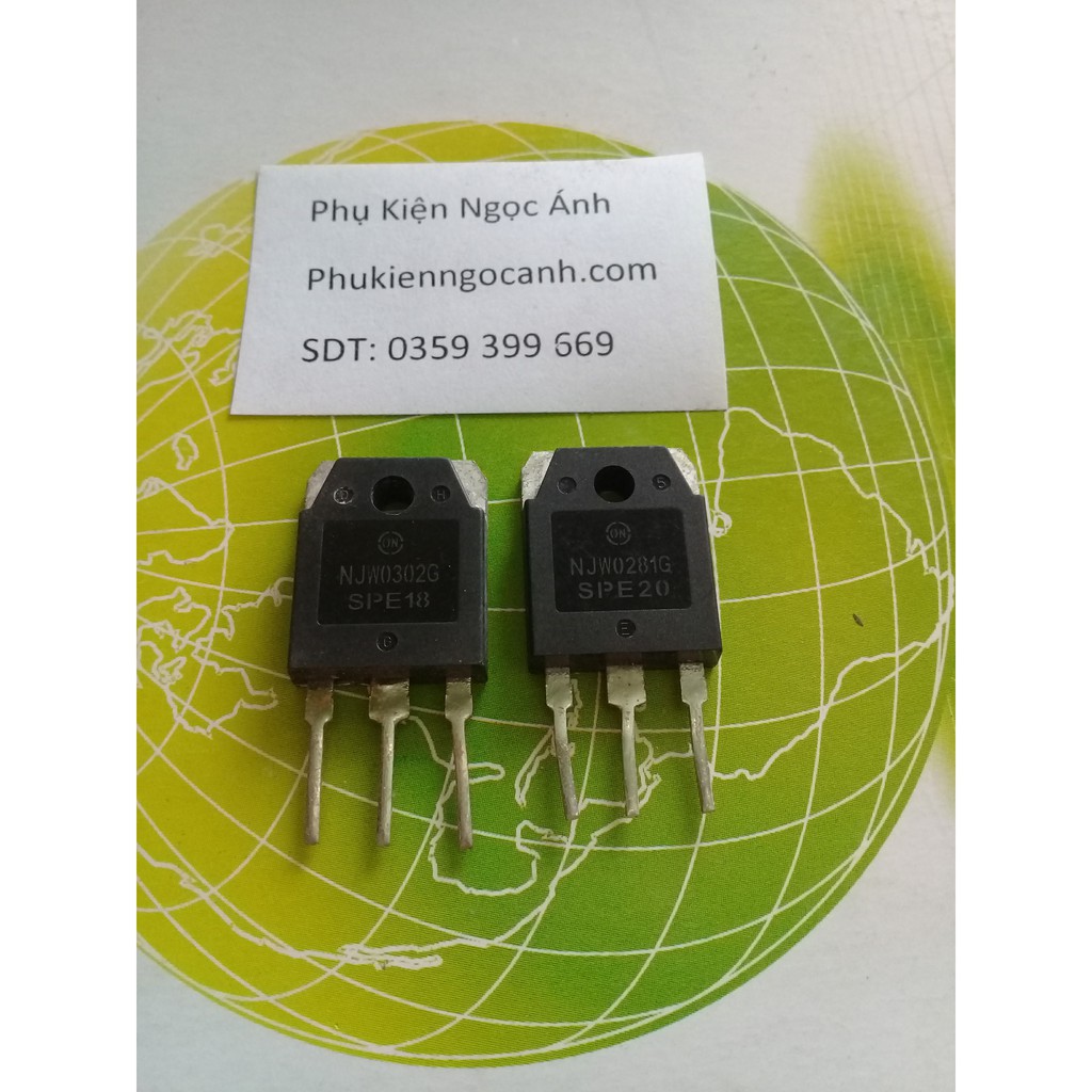 NJW0302G  NJW0281G Cặp Sò  bóc máy