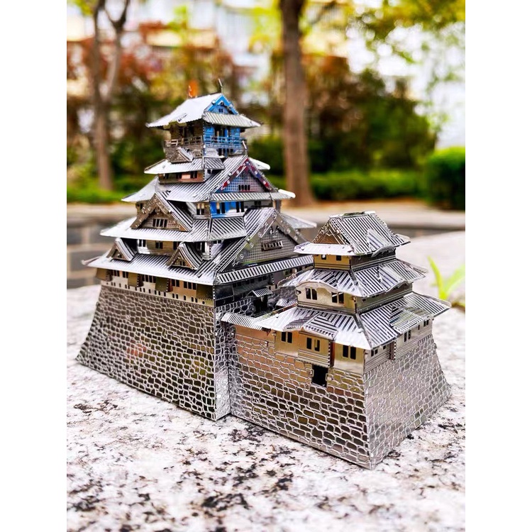 Mô hình 3D kim loại lắp ráp Lâu đài Osaka [ Chưa Lắp ]