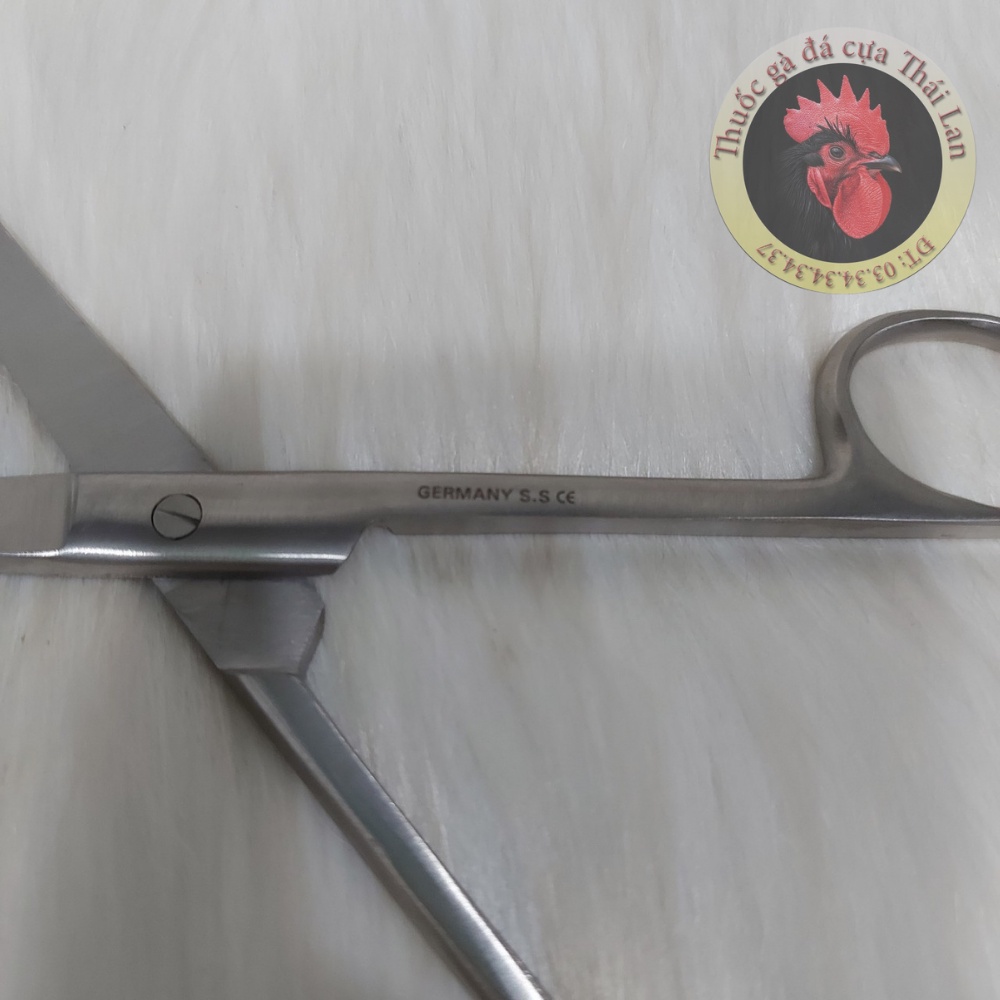 Kéo cong 16cm DẸP - cắt lông , cắt tích dành cho gà đá  hàng nhập GERMANY