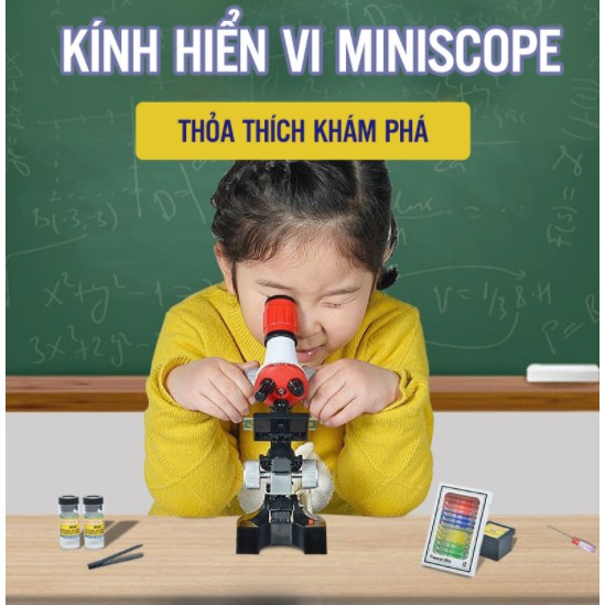 Đồ chơi kính hiển vi quang học cho bé Microscope 1200 x C2121