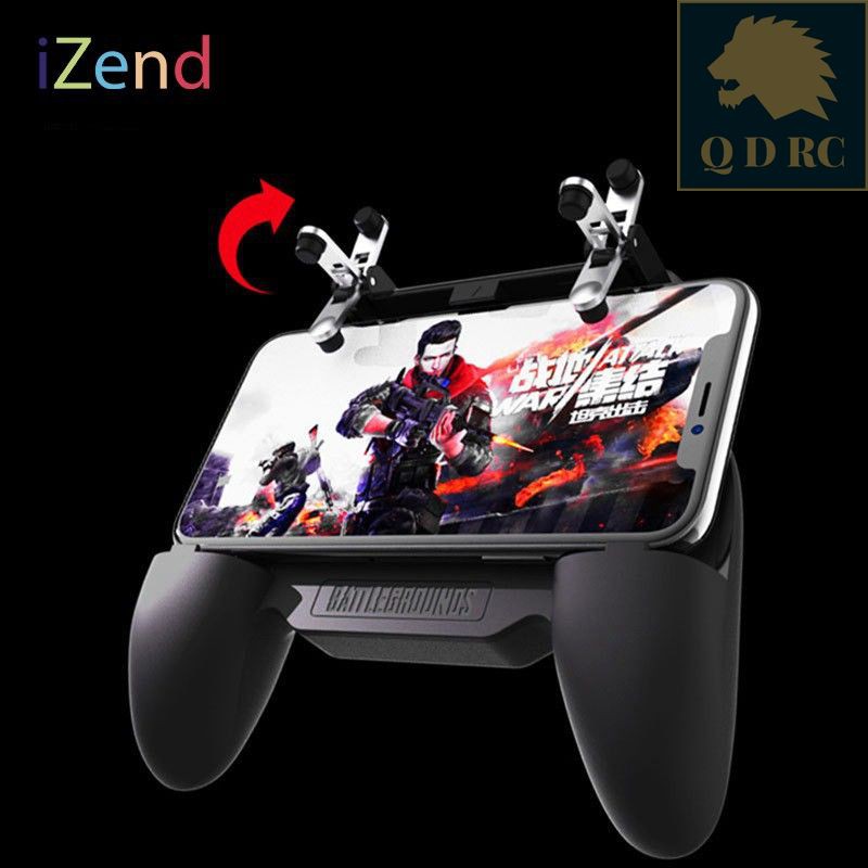 Tay cầm chơi game SR Mobile PUBG, Liên quân quạt tản nhiệt kiêm Pin sạc dự phòng dung lượng 2000mAh N00075 Quadvic.com