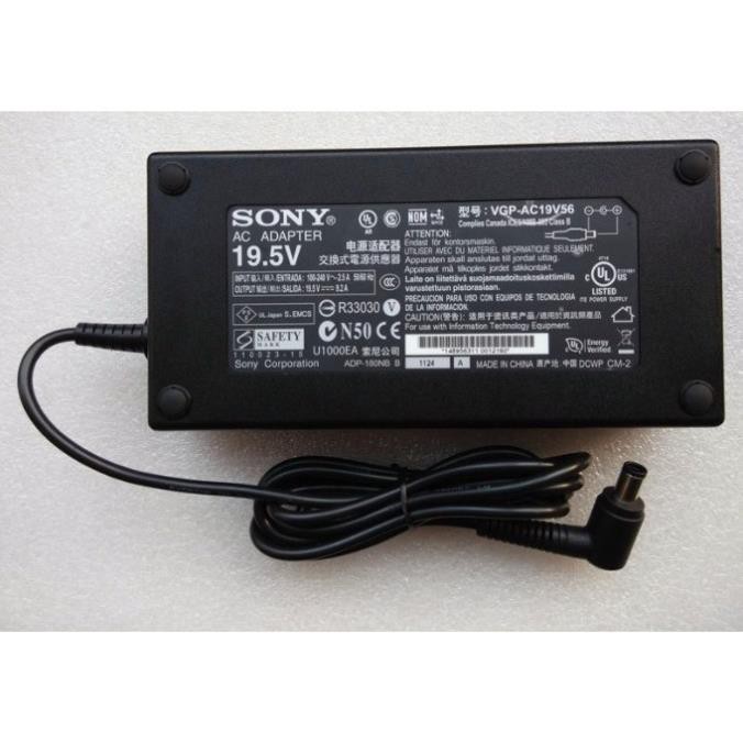 Nguồn tivi Sony 19.5v-6.2A hàng loại 1 nguồn đủ