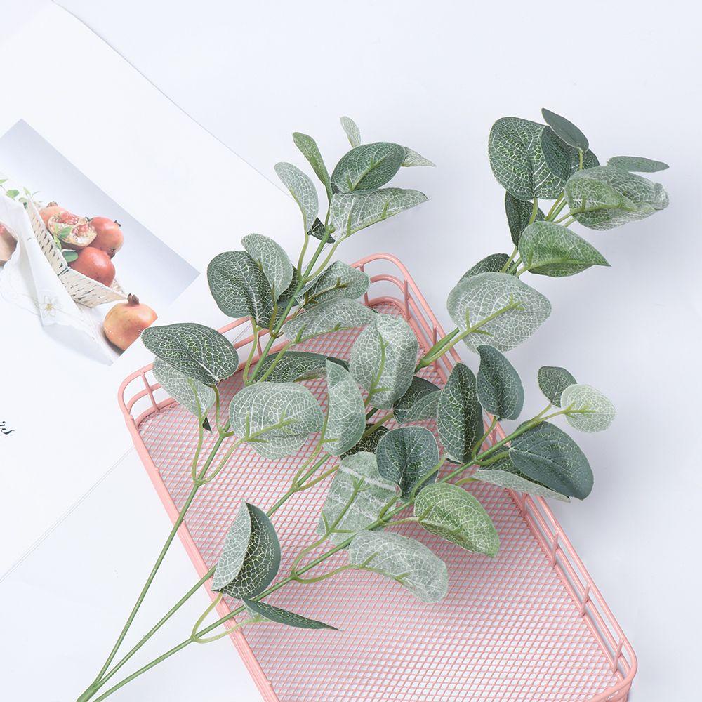 Nhánh Cây Bạch Đàn Nhân Tạo Để Bàn Trang Trí|Bó Hoa Lụa Trang Trí Tiệc