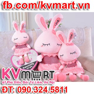 Thỏ mắt híp nhồi bông 1m