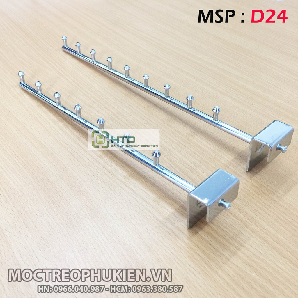 Móc treo quần áo 7 vấu thẳng D24-30cm