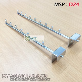 Móc treo quần áo 7 vấu thẳng D24-30cm