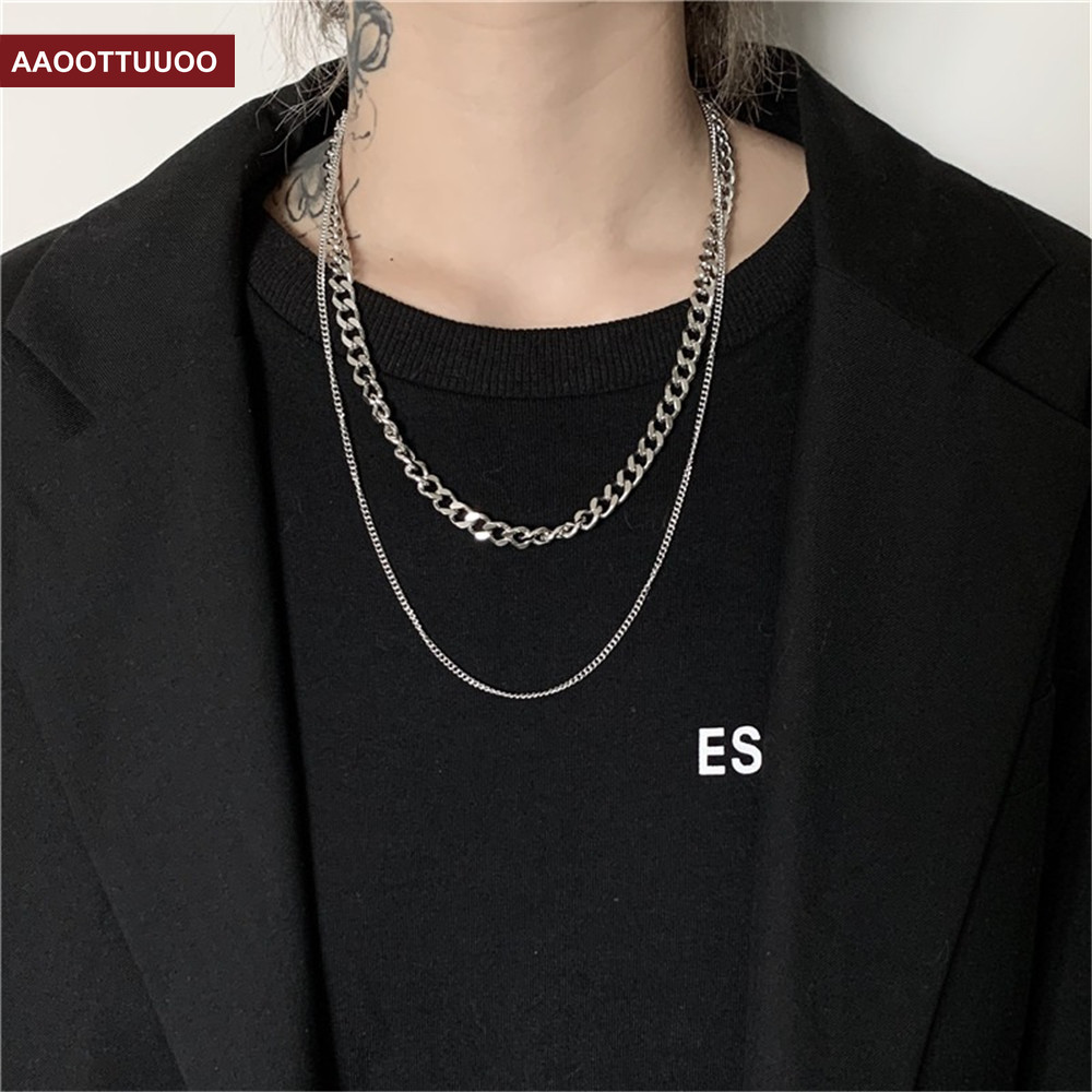 Dây Chuyền Hai Lớp Thời Trang Cá Tính Dành Cho Bạn Nữ