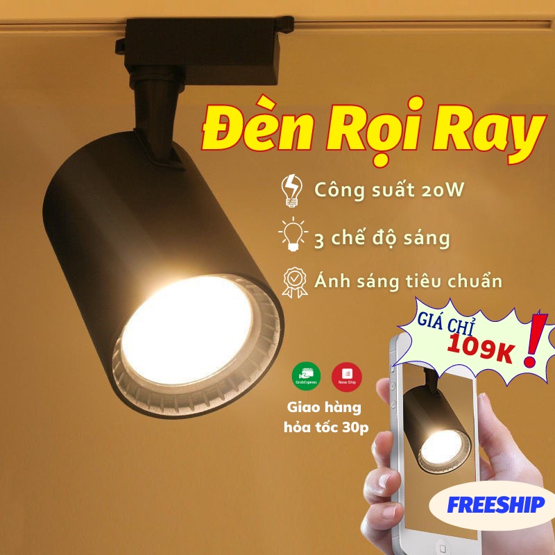 Đèn Rọi Ray Đèn Rọi Siêu Sáng Thiết Kế Ống Bơ Công Suất 20W Đèn Led Akio