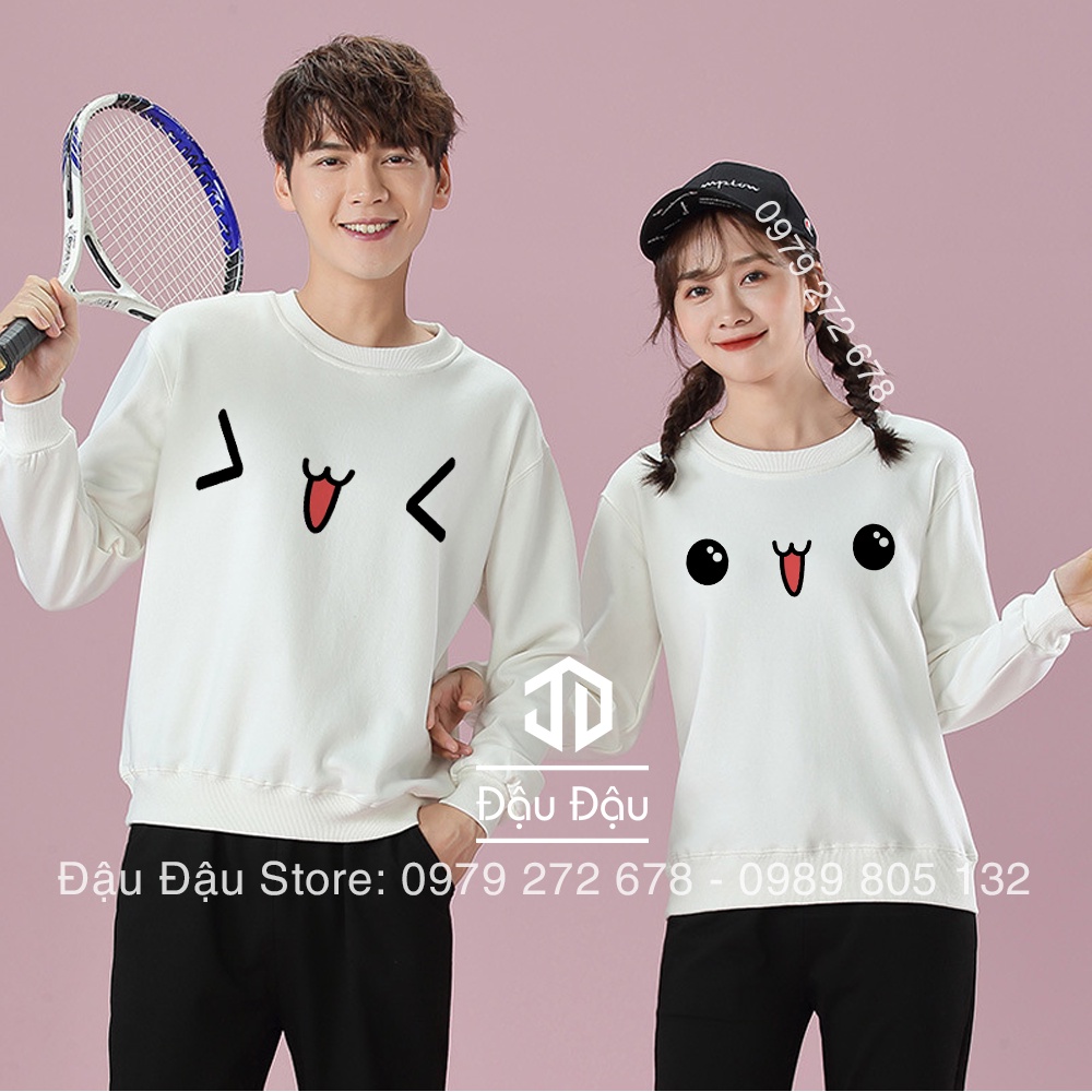 ÁO NỈ ĐÔI HẸN HÒ BÊN NHAU CỰC CHẤT