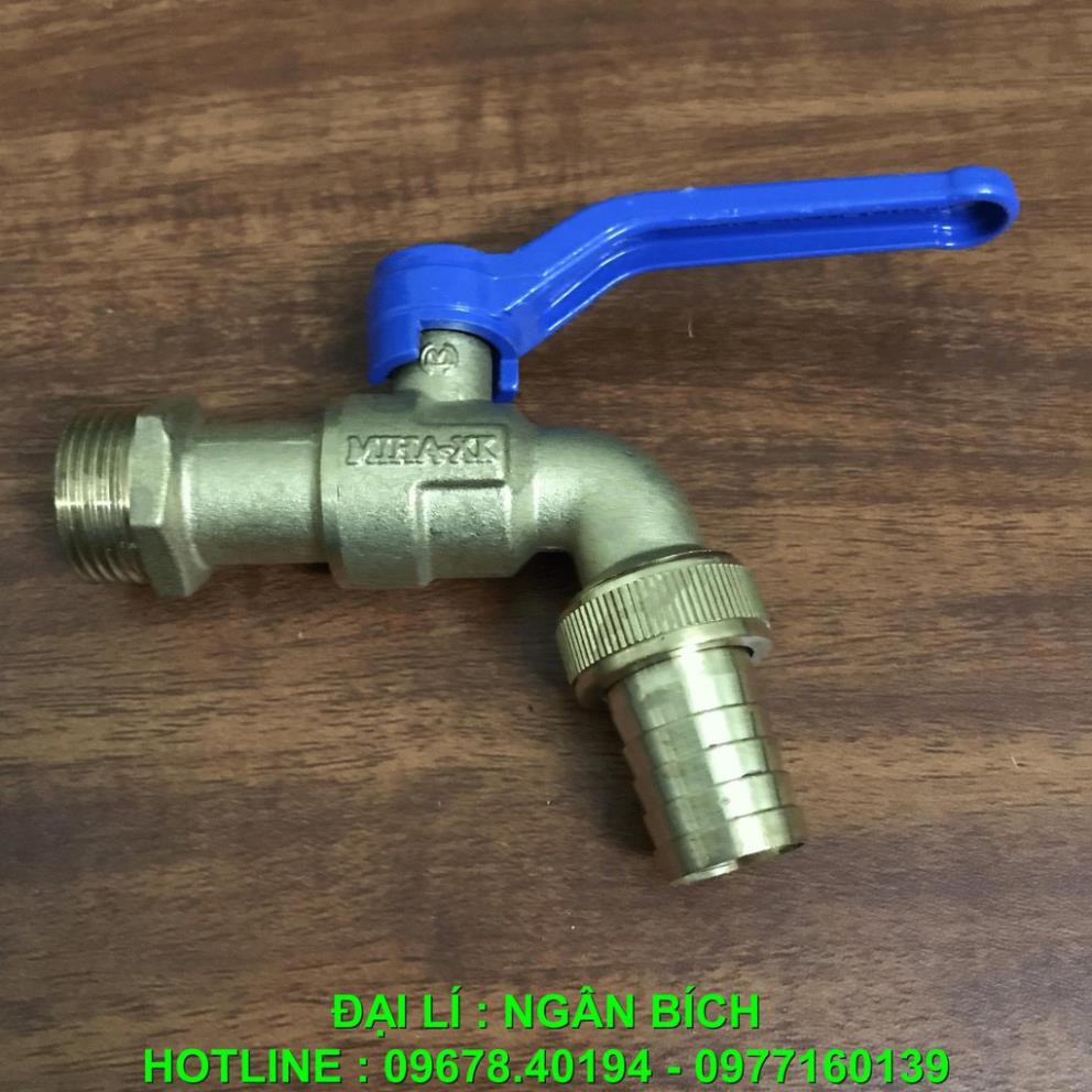 Vòi nước van nước cửa đồng minh hòa cao câp Việt Nam xuất khẩu cao cấp 21 và 27