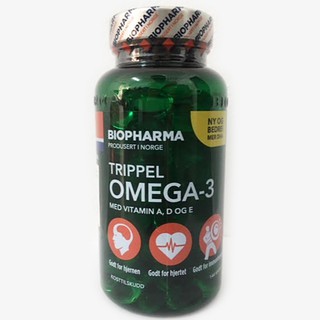 Dầu cá Fish Oil  Na-uy dành cho mọi lứa tuổi(TRIPPEL OMEGA -3)